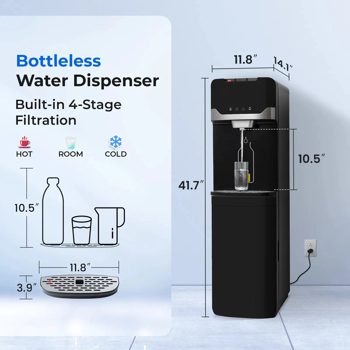 DS4B-MAX Bottleless Water Cooler Dispenser