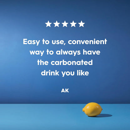 SodaStream CO2 Gas Carbonation Bundle - 3 Cylinders - Blue Screw-in System