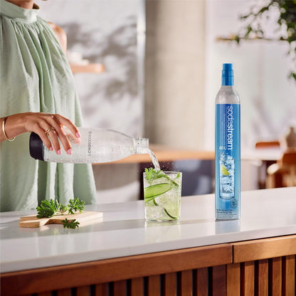 SodaStream CO2 Gas Refill Pack - 2 Cylinders, BLUE Screw-in System