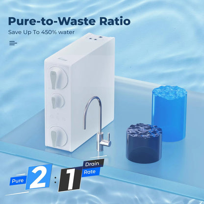 RO500AK-BN NSF Certified Tankless Reverse Osmosis Water Filtration System